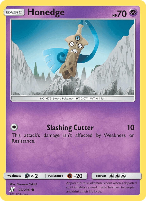Honedge, card 93 from Unified Minds