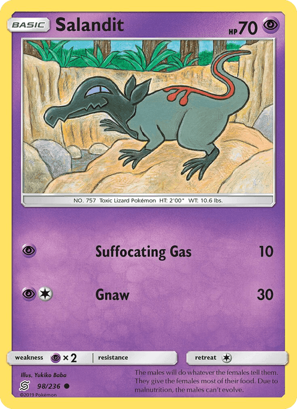 Salandit, card 98 from Unified Minds