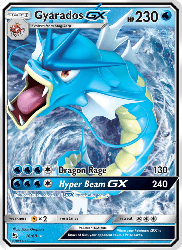 Gyarados GX, carta 16 di Destino Sfuggente