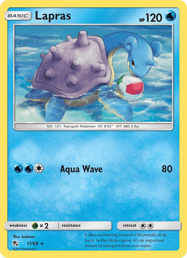 Lapras, carta 17 di Destino Sfuggente
