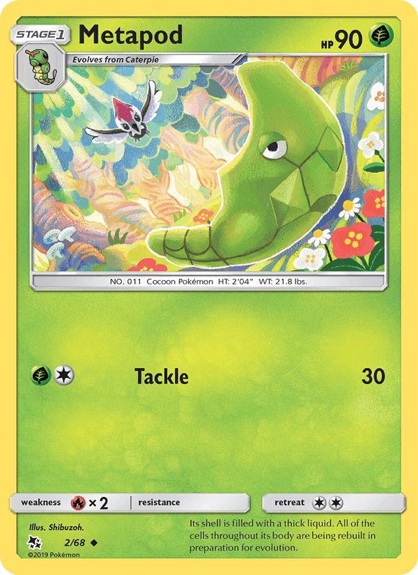 Metapod, carta 2 di Destino Sfuggente