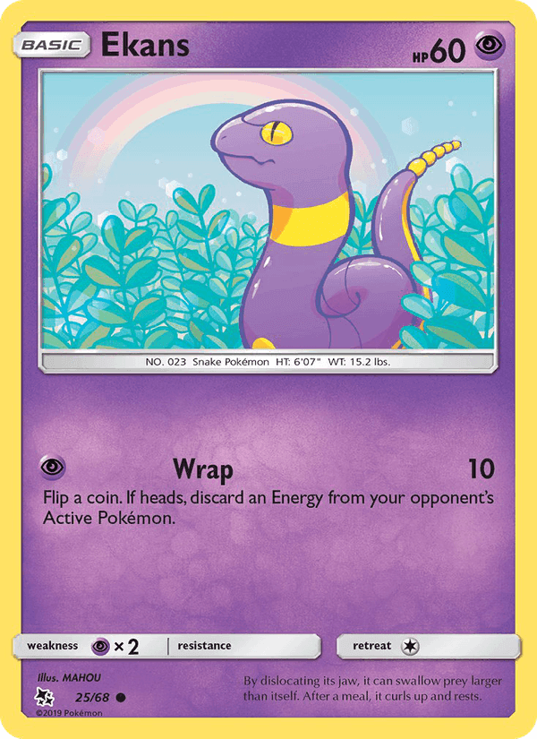 Ekans, carta 25 di Destino Sfuggente