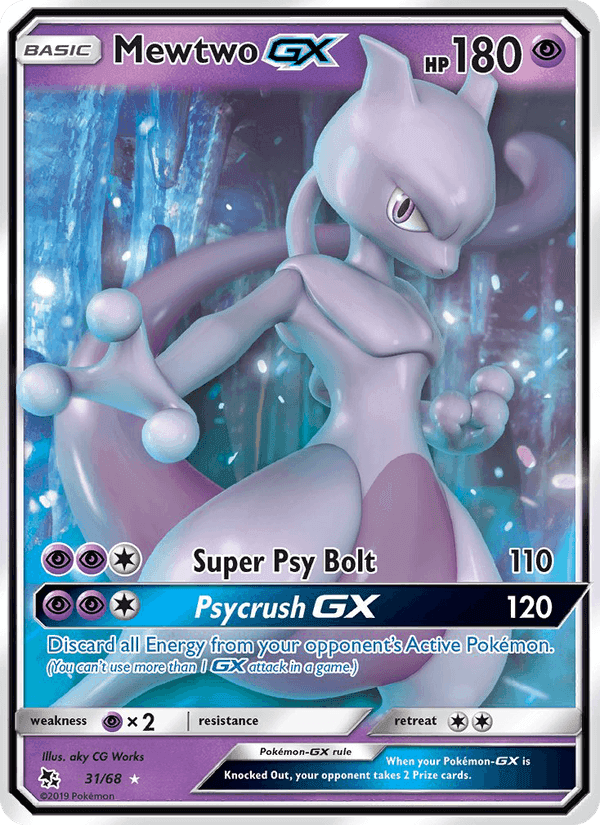 Mewtwo GX, carta 31 di Destino Sfuggente