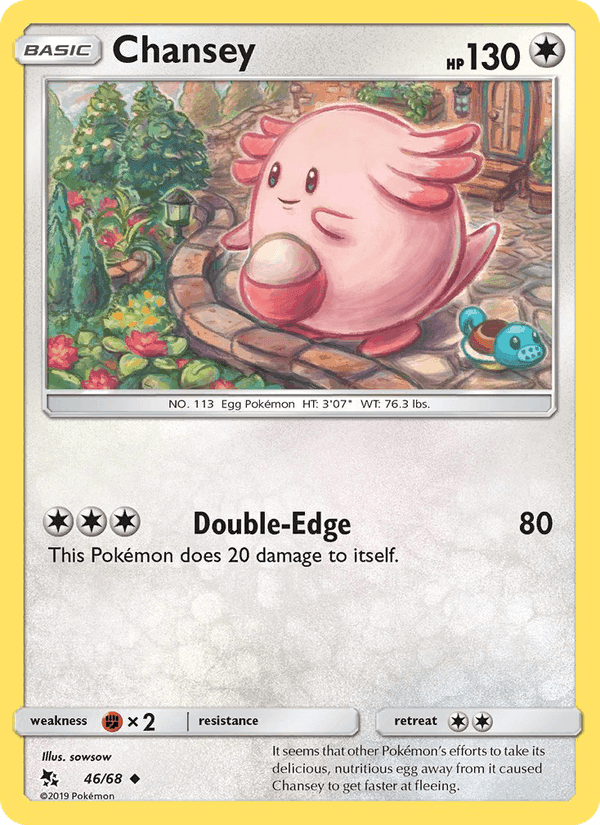 Chansey, carta 46 di Destino Sfuggente
