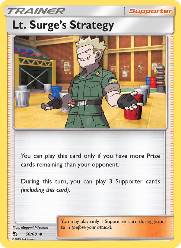 Lt. Surge’s Strategy, carta 60 di Destino Sfuggente