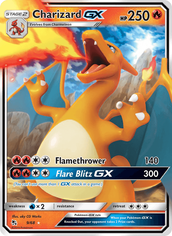 Charizard GX, carta 9 di Destino Sfuggente