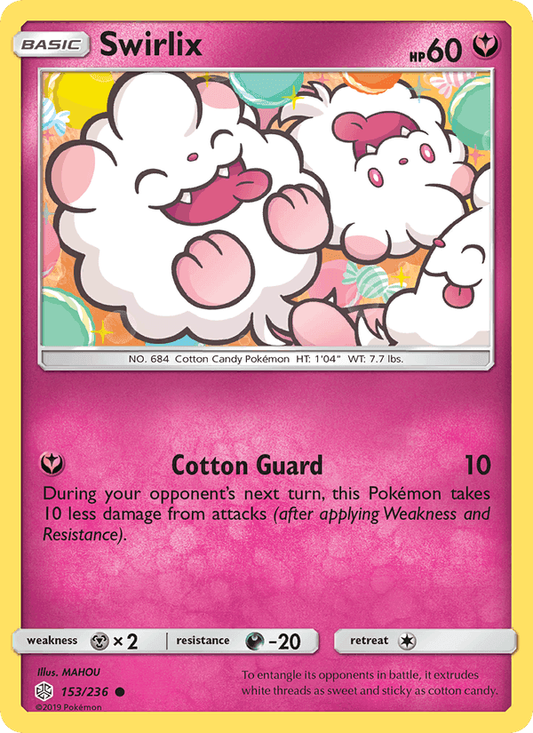 Swirlix, card 153 from Cosmic Eclipse