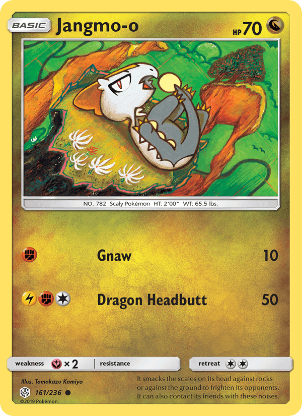 Jangmo-o, card 161 from Cosmic Eclipse