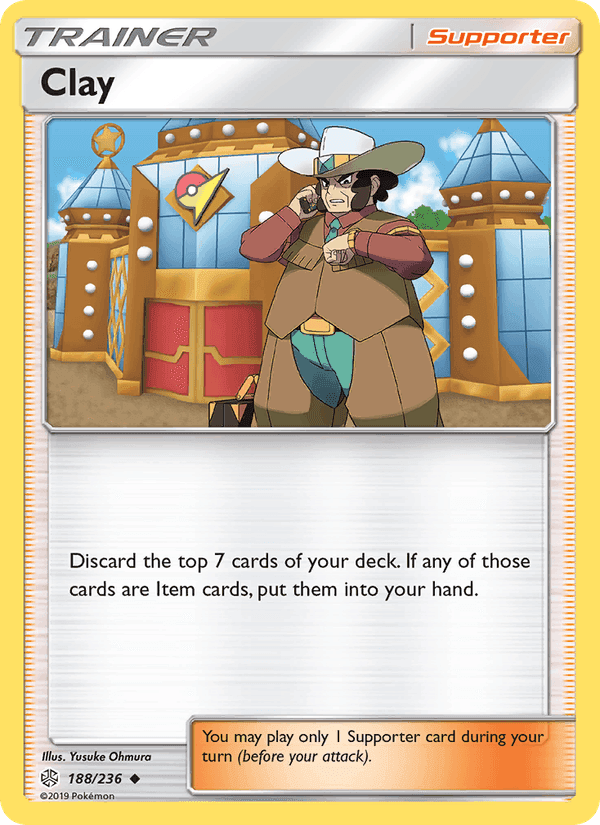Clay, card 188 from Cosmic Eclipse