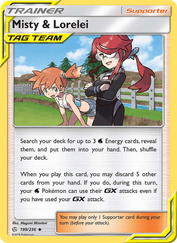 Misty & Lorelei, card 199 from Cosmic Eclipse