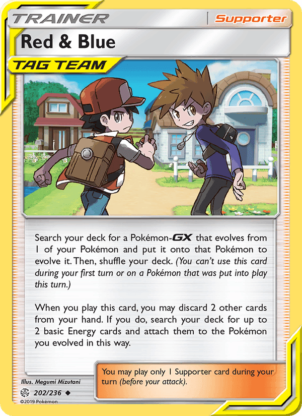 Red & Blue, card 202 from Cosmic Eclipse