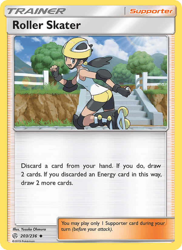 Roller Skater, card 203 from Cosmic Eclipse