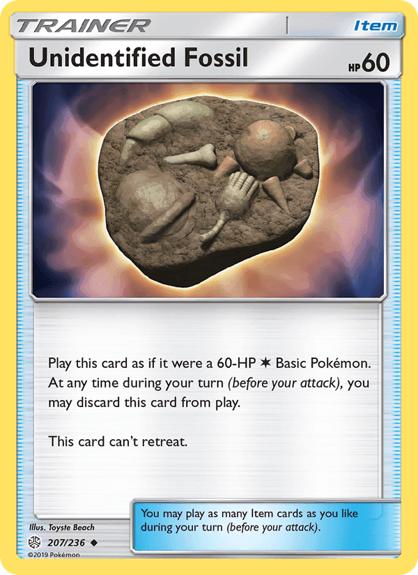 Unidentified Fossil, card 207 from Cosmic Eclipse