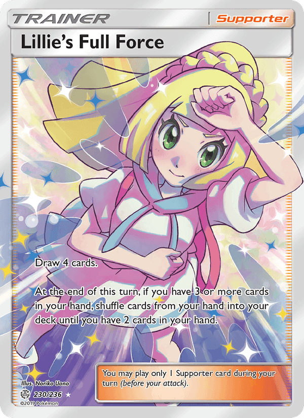 Lillie’s Full Force, card 230 from Cosmic Eclipse