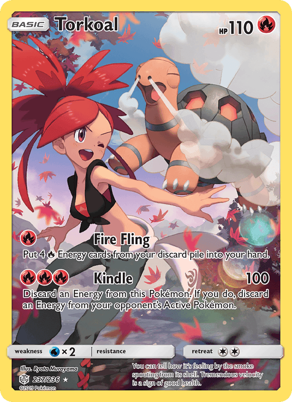 Torkoal, carte 237 de Cosmic Eclipse