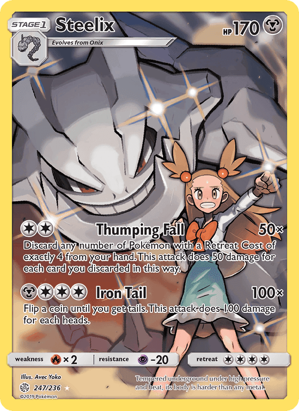 Steelix, carta 247 di Cosmic Eclipse