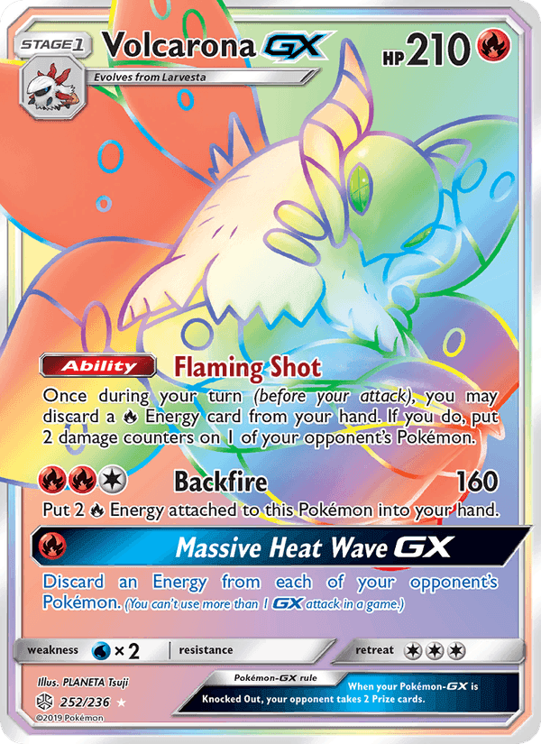 オルタージェネシス の 252 番、Volcarona GX