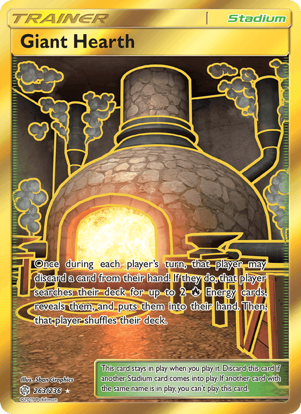 Giant Hearth, card 263 from Cosmic Eclipse