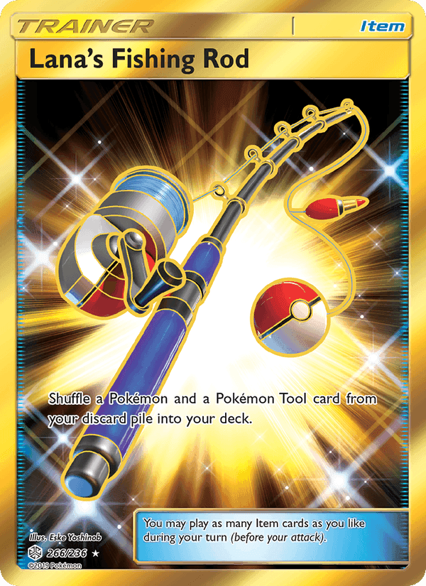 Lana’s Fishing Rod, card 266 from Cosmic Eclipse