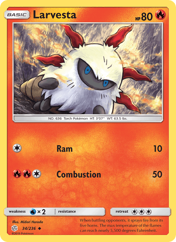 Larvesta, carte 34 de Cosmic Eclipse