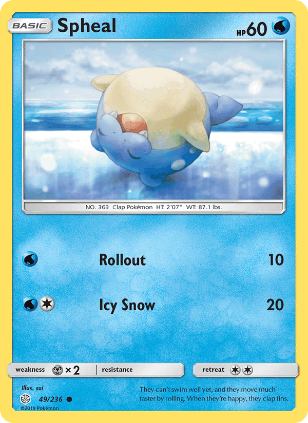 Spheal, carte 49 de Cosmic Eclipse