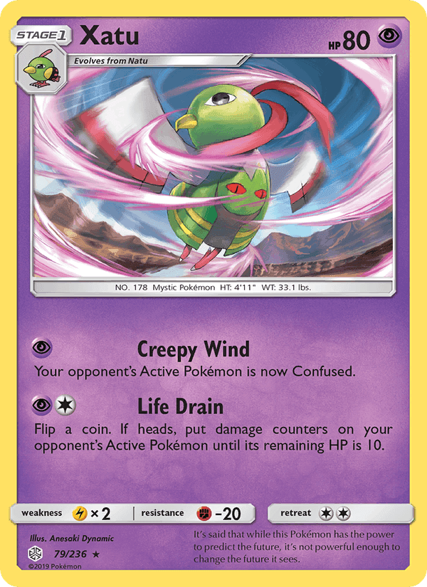 Xatu, card 79 from Cosmic Eclipse