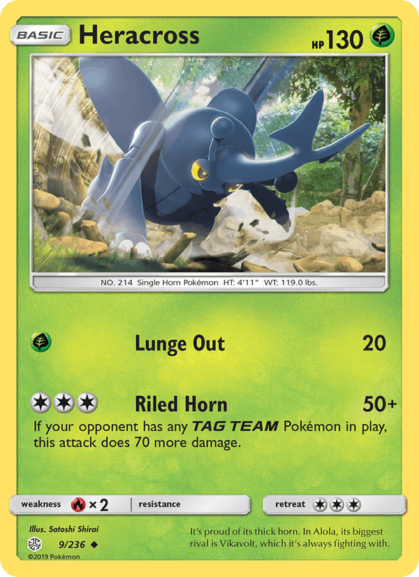 Heracross, carte 9 de Cosmic Eclipse