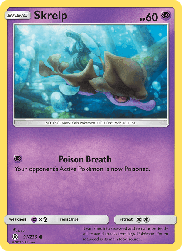 Skrelp, card 91 from Cosmic Eclipse