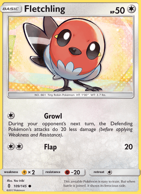 Fletchling, card 109 from Guardians Rising