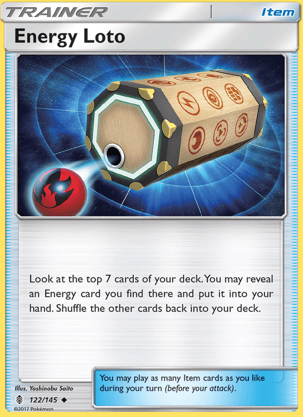 Energy Loto, card 122 from Guardians Rising