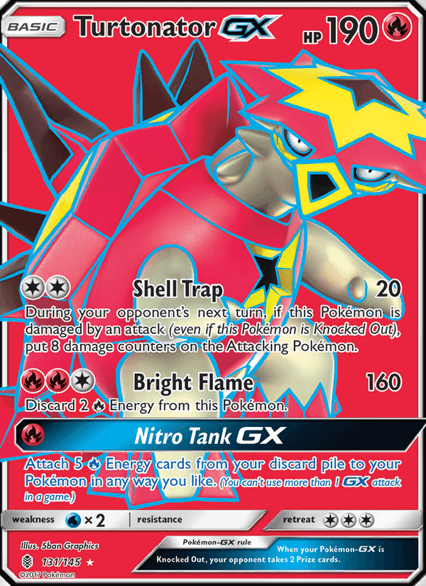 Turtonator GX, card 131 from Guardians Rising