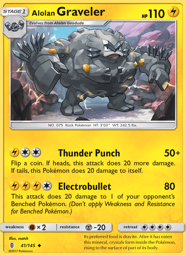 Guardians Rising の 41 番、Alolan Graveler