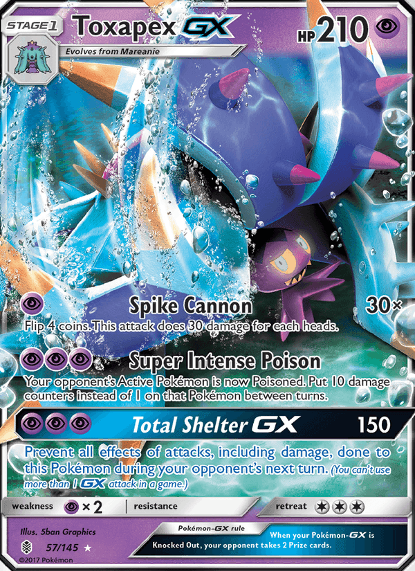Guardians Rising の 57 番、Toxapex GX
