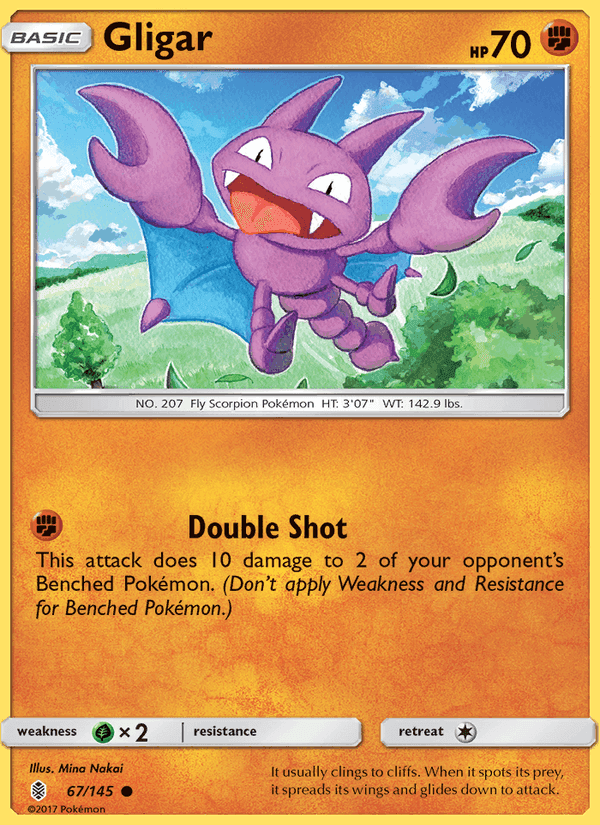 Gligar, card 67 from Guardians Rising