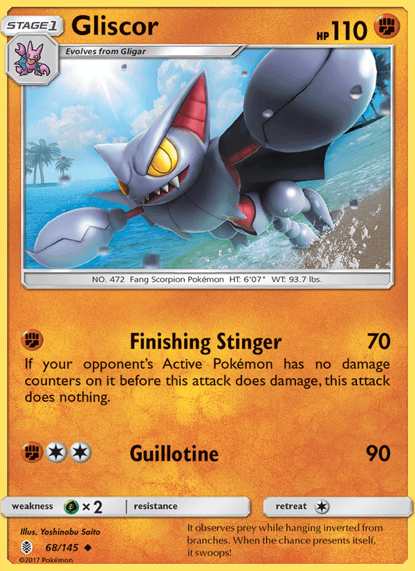 Gliscor, card 68 from Guardians Rising