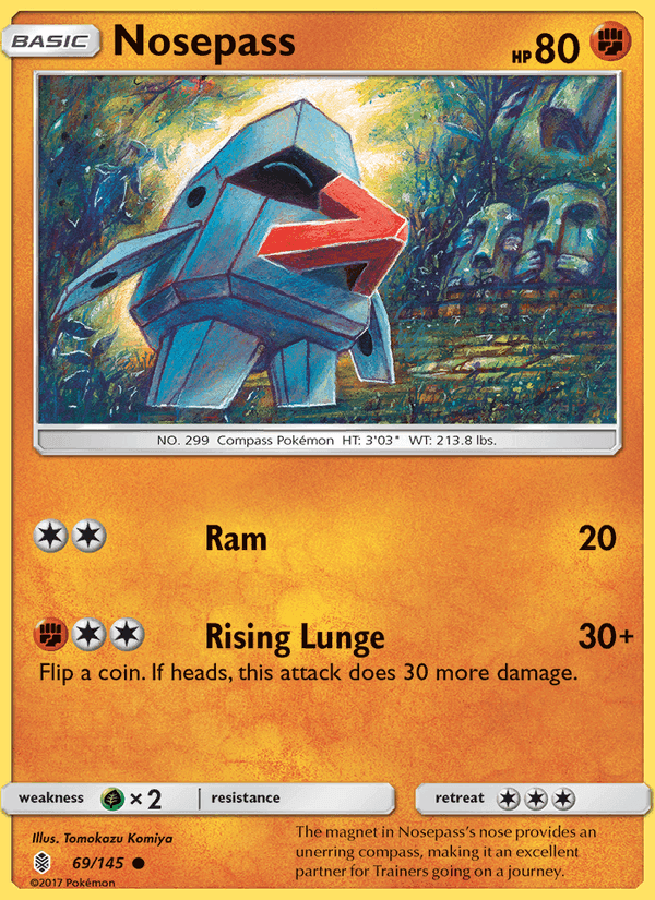 Nosepass, card 69 from Guardians Rising