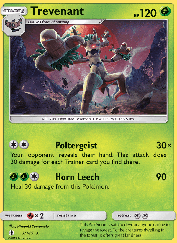 Trevenant, card 7 from Guardians Rising