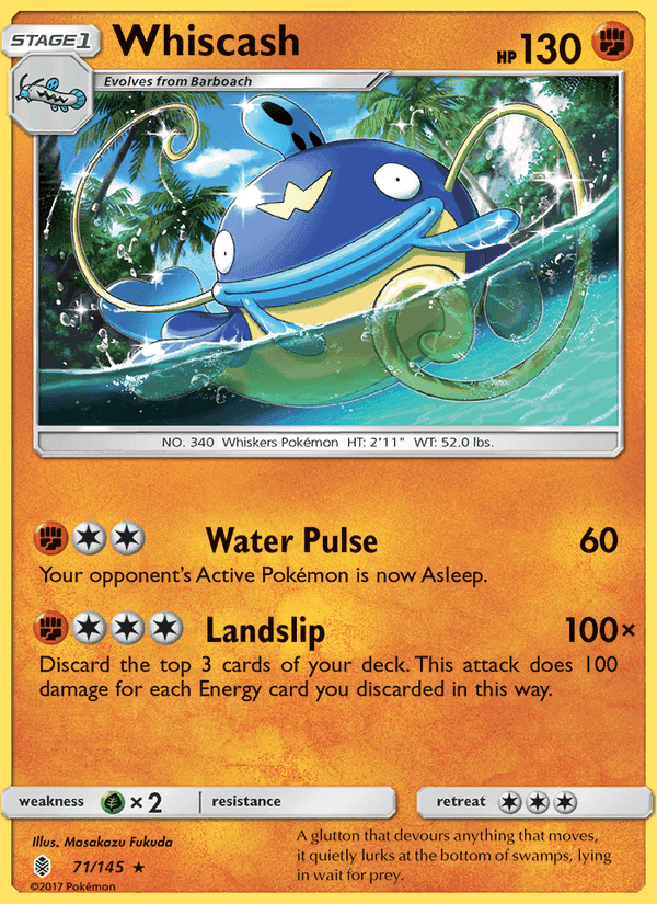 Whiscash, card 71 from Guardians Rising
