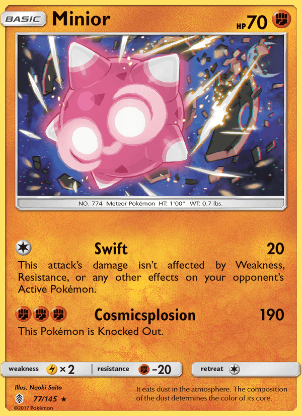 Minior, card 77 from Guardians Rising
