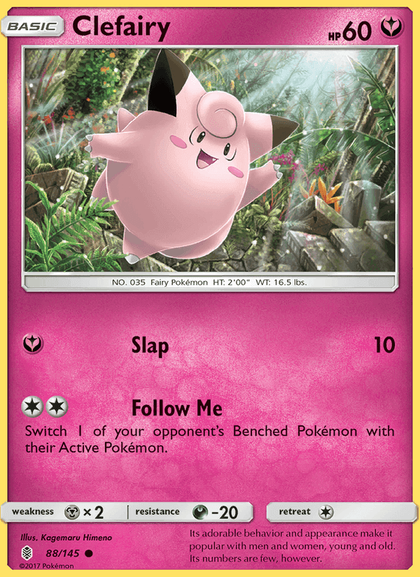 Clefairy, card 88 from Guardians Rising