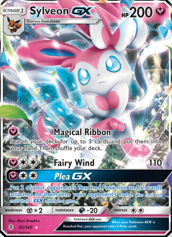 Sylveon GX, card 92 from Guardians Rising
