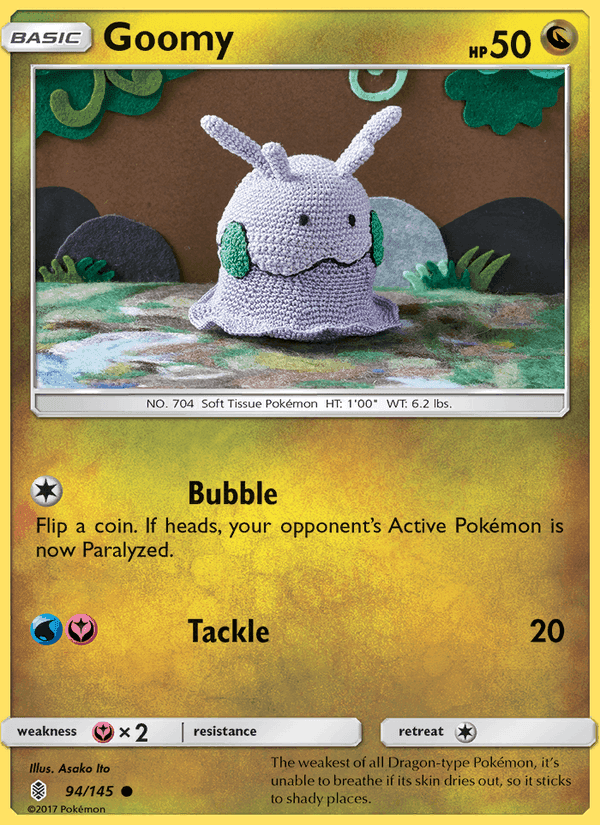 Goomy, card 94 from Guardians Rising