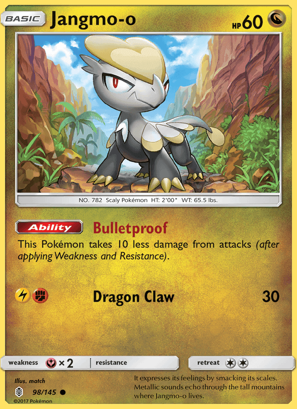Jangmo-o, card 98 from Guardians Rising