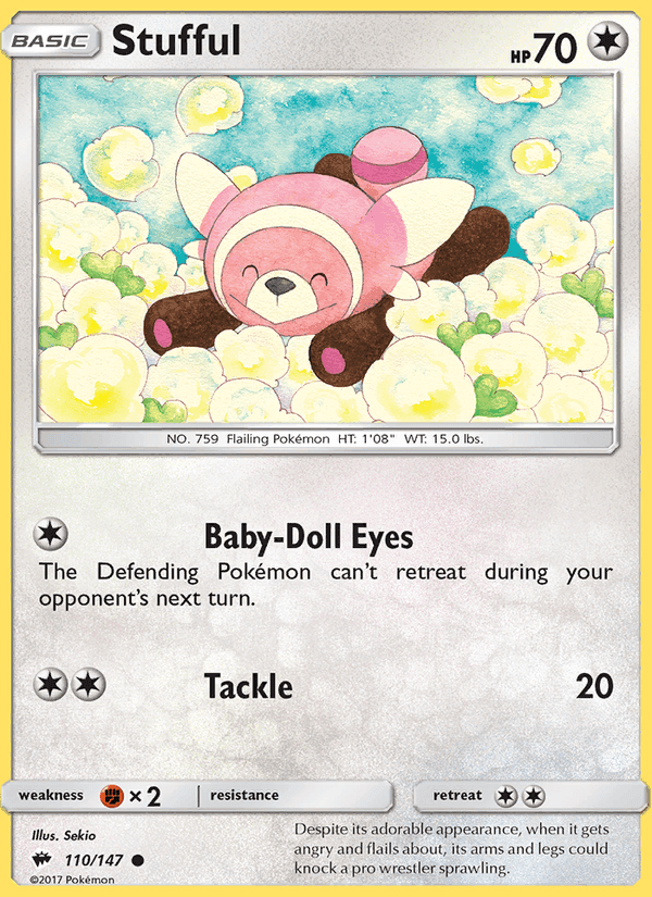 Stufful, card 110 from Burning Shadows