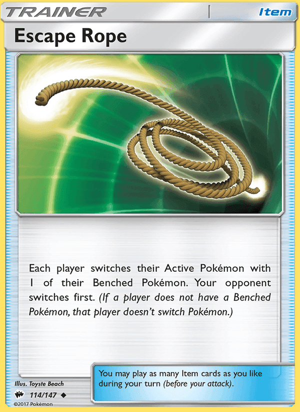 Escape Rope, card 114 from Burning Shadows