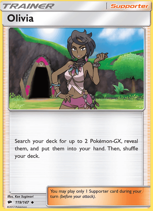Olivia, card 119 from Burning Shadows
