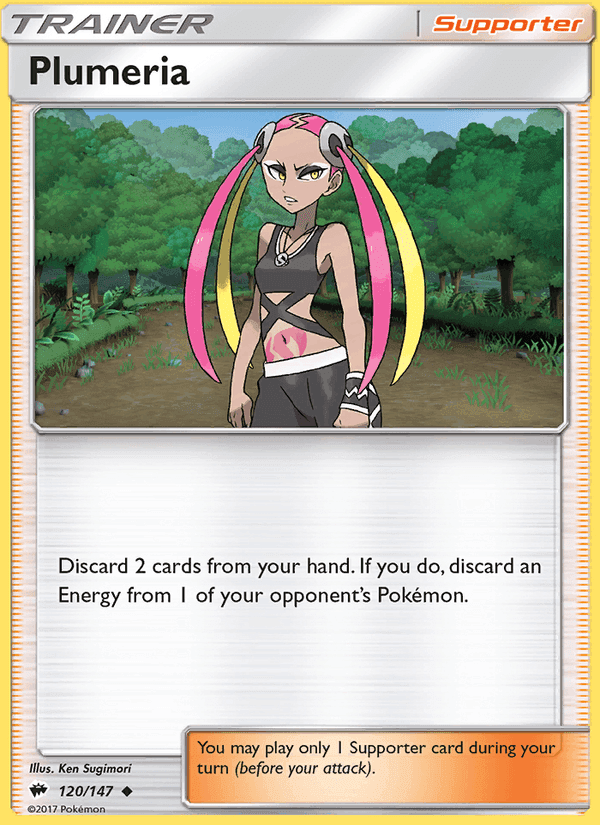 Plumeria, card 120 from Burning Shadows