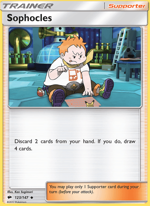 Sophocles, card 123 from Burning Shadows