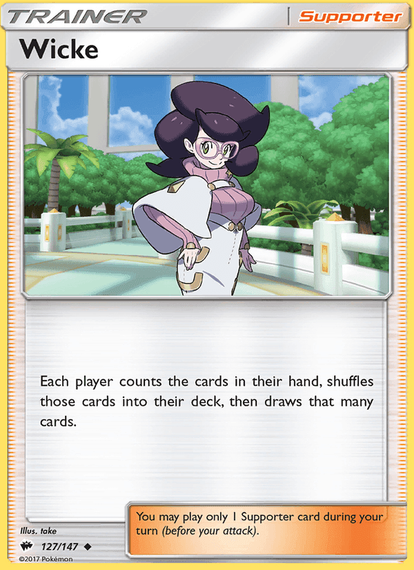 Wicke, card 127 from Burning Shadows
