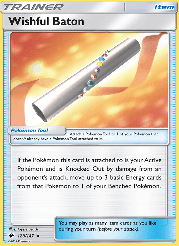 Wishful Baton, card 128 from Burning Shadows